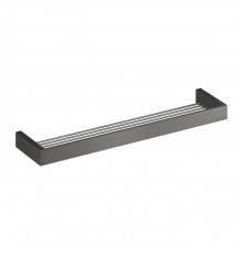 Gessi Rettangolo Полочка 60см., подвесная, цвет: шлифованный черный металлик. 20949#707