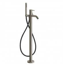 Gessi 316 Смеситель для ванны, напольный, с душевой лейкой (внешние части), цвет: warm bronze brushed pvd. 54028#726