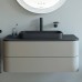 Duravit Happy D.2 Plus Раковина 60х40 см, без отв., без перелива, с выпуском с керамической крышкой, цвет: Anthracite matt. 2359601300