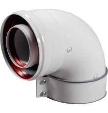Отвод Baxi MT71410142 начальный коаксиальный, 90°
