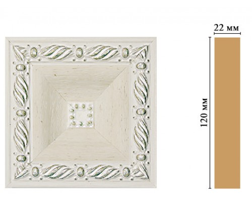 Вставка цветная DECOMASTER D208-15 (120*120*22мм) Вставка цветная DECOMASTER D208-15 (120*120*22мм)