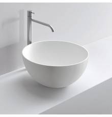 NOORTH milldue edition Раковина 45x20 см, без отв., накладная, цвет: белый. 8889*0 Bianco Opaco