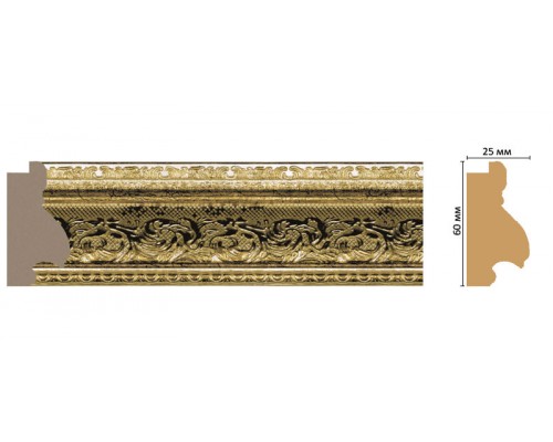 Багет DECOMASTER FM10-1 (60*25*2850мм) Багет DECOMASTER FM10-1 (60*25*2850мм)