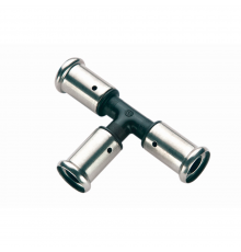 Тройник равнопроходный, ПВДФ пресс, 16x16x16, HENCO 9PK-161616