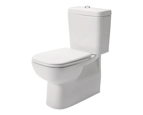 Duravit D-Code Унитаз моноблок 65х35см., слив универсальный, цвет: белый. 21180900002