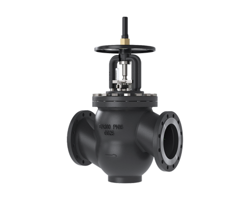 Клапан балансировочный ручной Danfoss MNF Ду 32 с измерительными ниппелями PN25. 003Z1195