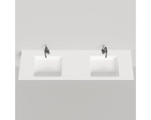 Salini Onda Раковина 180x50см, c 1 отв., c переливом, материал: S-Stone, цвет: белый матовый. 1402202M с 1 отв.