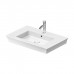 Duravit White Tulip Раковина накладная 75х49см, с переливом, без отв., цвет: белый. 2363750060
