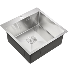 Мойка кухонная Milacio Steel Denia 51 MC.77480 сталь нержавеющая