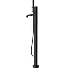 Напольный смеситель для ванны с душем Gattoni Circle Two 9108/91NO nero opaco