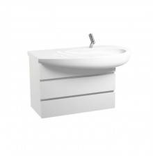 Laufen Alessi One Тумба с раковиной, 90х50см, 2 ящика, подвесная, покрытие LLC, цвет: белый. 4.2445.0.097.631.1,  8.1497.6.400.104.1