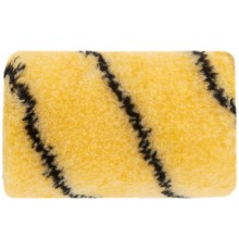 Ролик полиакриловый, бежевый с черной полоской, диам. 40/61 мм; ворс 10,4 мм, 100 мм