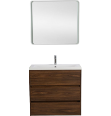 Мебель для ванной комнаты Art Max Family-M 90, напольная, Bourbon Oak