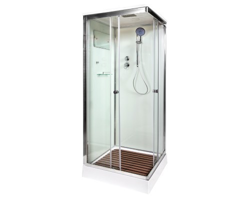 Душевая кабина DTO K409S 90х90, профиль хром, стекло прозрачное