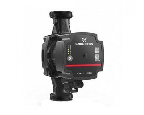 Насос, Grundfos, циркуляционный регулируемый, ALPHA1 L 32-40, мощность, кВт-4-25, напряжение, В-1x230, монтажная длина, мм-180, трубное присоединение-G 2, степень защиты-IPX4D, материал корпуса-чугун, исполнение-специальное для России Насос, Grundfos, циркуляционный регулируемый, ALPHA1 L 32-40, мощность, кВт-4-25, напряжение, В-1x230, монтажная длина, мм-180, трубное присоединение-G 2, степень защиты-IPX4D, материал корпуса-чугун, исполнение-специальное для России