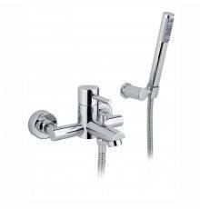 Nicolazzi Olympus Смеситель для ванны на 2 отверстия, с душевой лейкой, цвет: хром. 3701CR