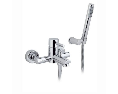 Nicolazzi Olympus Смеситель для ванны на 2 отверстия, с душевой лейкой, цвет: хром. 3701CR