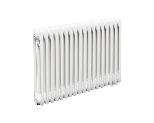 Трубчатый радиатор ТЕПЛОФОРТ ТР3057 ТВ, 18 секций, нижнее подключение ½”, белый глянец 200060