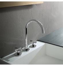 Fantini Icona Classic Смеситель для раковины, 3 отверстия, цвет: хром. 53 02 R007