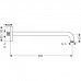 Hansgrohe Raindance Держатель для душа, настенный, 38.9см., цвет: хром. 27446000