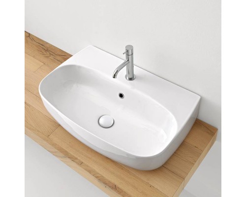 Kerasan Nolita Раковина 70х45 см, 1 отв., цвет: белый. 534201*1 Kerasan Nolita Раковина 70х45 см, 1 отв., цвет: белый. 534201*1