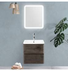 Мебель для ванной комнаты BelBagno Albano-Cer 50 подвесная, robere nature grigio
