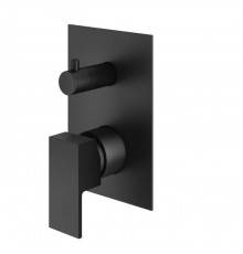 Plumberia Selection TAG Смеситель для душа, встраиваемый, на 2-3 выхода, цвет: черный матовый. TG1901NO