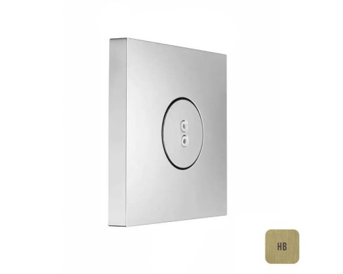 Almar Spin Square Форсунка встраиваемая, вращающаяся, цвет: High Brass Brushed PVD. E044177.HB Almar Spin Square Форсунка встраиваемая, вращающаяся, цвет: High Brass Brushed PVD. E044177.HB