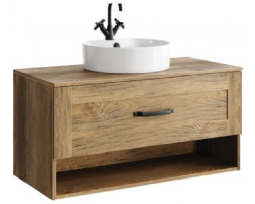 AQ CRF0110DB Craft Тумба под умывальник с одним ящиком, подвесная 1000х500х480 мм, дуб балтийский CRF0110DB