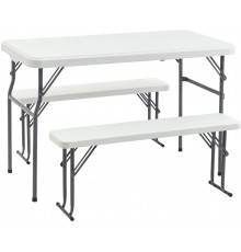 Комплект садовой мебели Stool Group Кейт белый