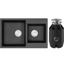 Комплект Мойка Emar Quartz + Измельчитель Bone Crusher BC 910-AS