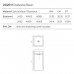 DEA DESIGN Pedestal Basin Раковина напольная 45х45хh90см, цвет grey brown. DD2017 450 6