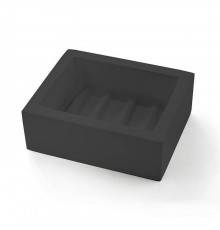3SC Bemood Black Мыльница настольная, цвет: черный. BEMN01A