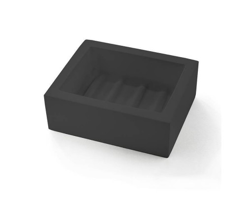 3SC Bemood Black Мыльница настольная, цвет: черный. BEMN01A 3SC Bemood Black Мыльница настольная, цвет: черный. BEMN01A