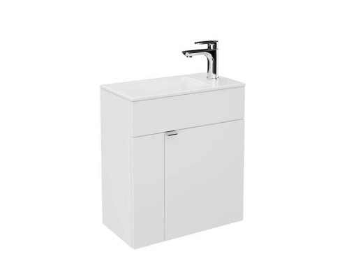 Kerama Marazzi Lato Тумба подвесная с раковиной, 49.5х27х55см., с дверцей, цвет: белая глянцевая. LA.wb.50, LAT.50.1\WHT Kerama Marazzi Lato Тумба подвесная с раковиной, 49.5х27х55см., с дверцей, цвет: белая глянцевая. LA.wb.50, LAT.50.1\WHT