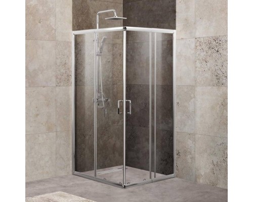 Душевой уголок BelBagno Unique A-2-85/100-C-Cr стекло прозрачное