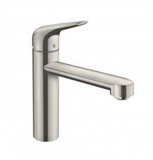 Hansgrohe Focus Смеситель для кухни, однорычажный, на 1 отв., излив: 19,8см., цвет: сталь. 71806800