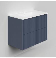 Тумба под раковину La Fenice TERRA Twin Blu Grigio синяя матовая 80 см
