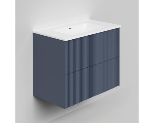 Тумба под раковину La Fenice TERRA Twin Blu Grigio синяя матовая 80 см Тумба под раковину La Fenice TERRA Twin Blu Grigio синяя матовая 80 см