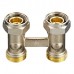 Клапан запорный радиаторный прямой Danfoss RLV-KS с переходниками G3/4 xG1/2 . 003L0220