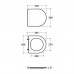 Globo Forty3 Сиденье быстросъемное для унитаза FOS04/FOS06/FO003, duroplast, с микролифтом, цвет: белый/хром. FOR22BI/cr