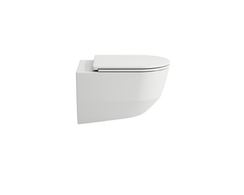 Laufen Pro Унитаз подвесной, безободковый, 53х36х34см., покрытие LLC, цвет: белый. 8.2096.6.400.000.1