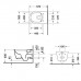 Duravit Me by Starck Комплект: подвесной унитаз 57х37см, Rimless 252909+ сиденье с мягким закрыванием 002009. 45290900A1 (252909+002009)