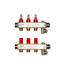 Коллекторы Danfoss SSM-3F с расходомерами, 3 контура 088U0753