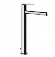 Gessi Ingranaggio Смеситель для раковины высокий с длинным изливом, с донным клапаном, цвет: хром. 63505#031