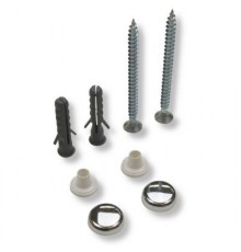 KERASAN Крепление вертикальное для напольных унитазов/биде, цвет хром. 760390