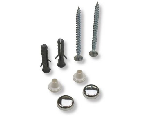 KERASAN Крепление вертикальное для напольных унитазов/биде, цвет хром. 760390