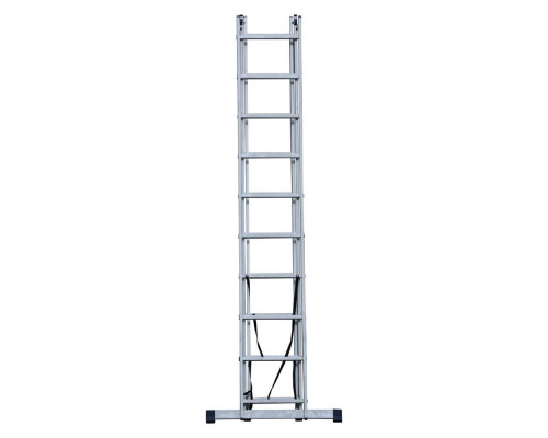 Лестница трехсекционная универсальная 9 ступеней AL309