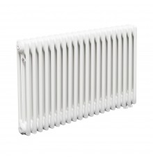 Трубчатый радиатор ТЕПЛОФОРТ ТР3057 ТВ, 20 секций, нижнее подключение ½”, белый глянец 200061