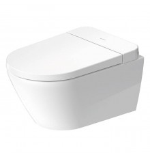 Duravit D-Neo Унитаз подвесной, безободковый, с сиденьем Sensowash, инсталляцией и клавишей с системой автосмыва, с покрытием Hygieneglaze, цвет: белый. 614700012002340,  2502092096,  WD1039000060,  WD5013012060